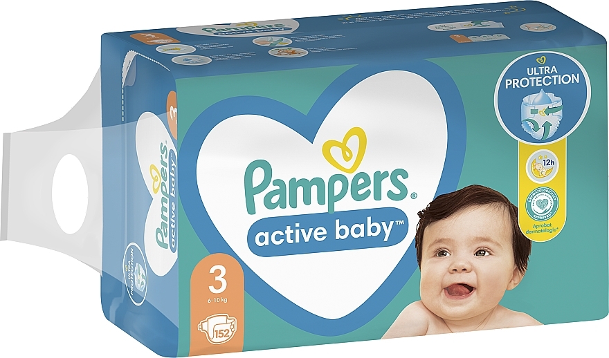 pampers active baby 3 152