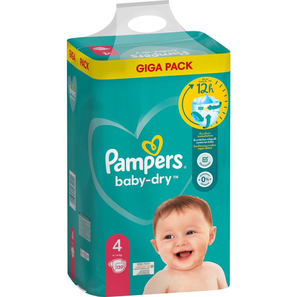 giga paka 4+ pampers biedronka