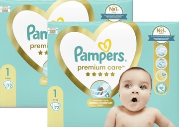 tanie pampersy pampers premium care 1