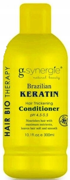 g-synergie odżywka do włosów brazilian keratin