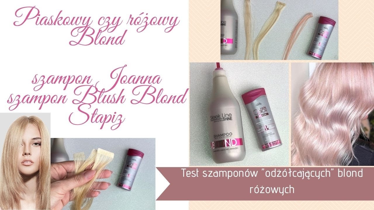 różowy szampon do włosów joanna efekty