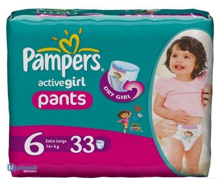 pampers active girl