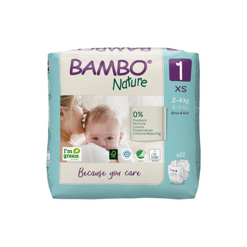 pieluchy bambo nature cena