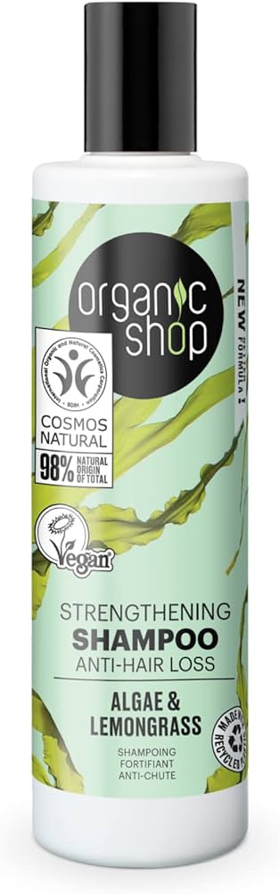 organic shop szampon do włosów wzmocnienie blue lagoon 280 ml