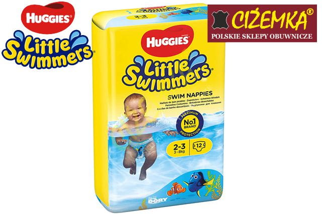 majteczki do pływania huggies little swimmers rozmiar 2-3