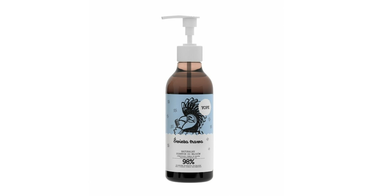 naturalny szampon do włosów przetłuszczających się świeża trawa