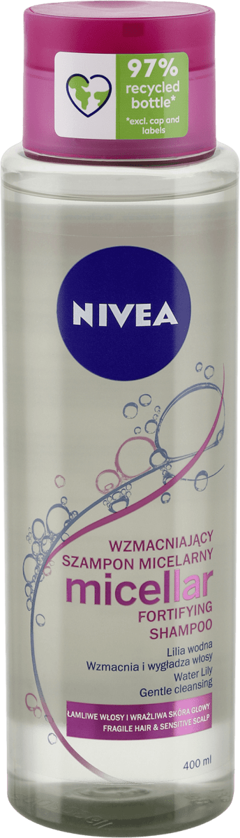 nivea 18 opinii wzmacniający szampon micelarny wzbogacony o lilię wodną