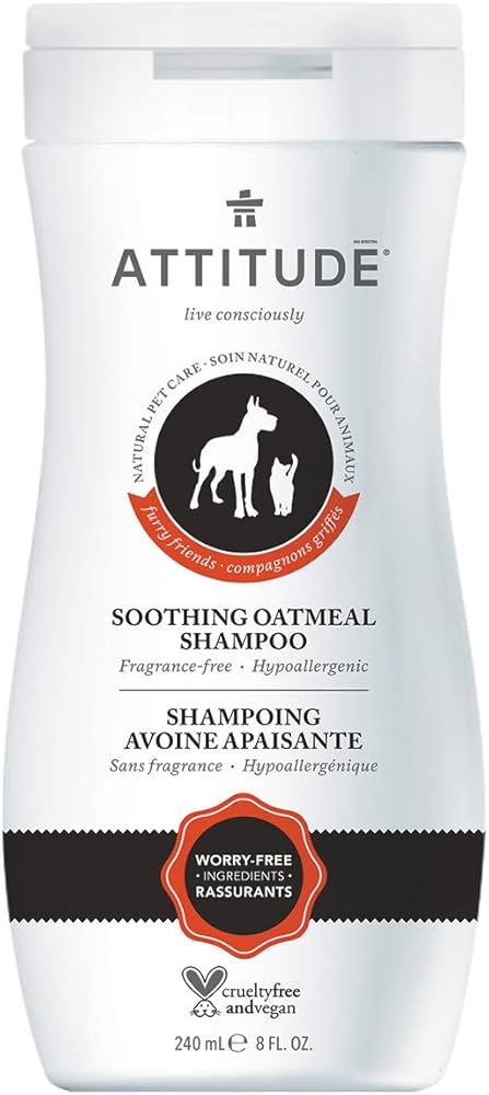 attitude naturalny szampon dla zwierząt z kojącym owsem