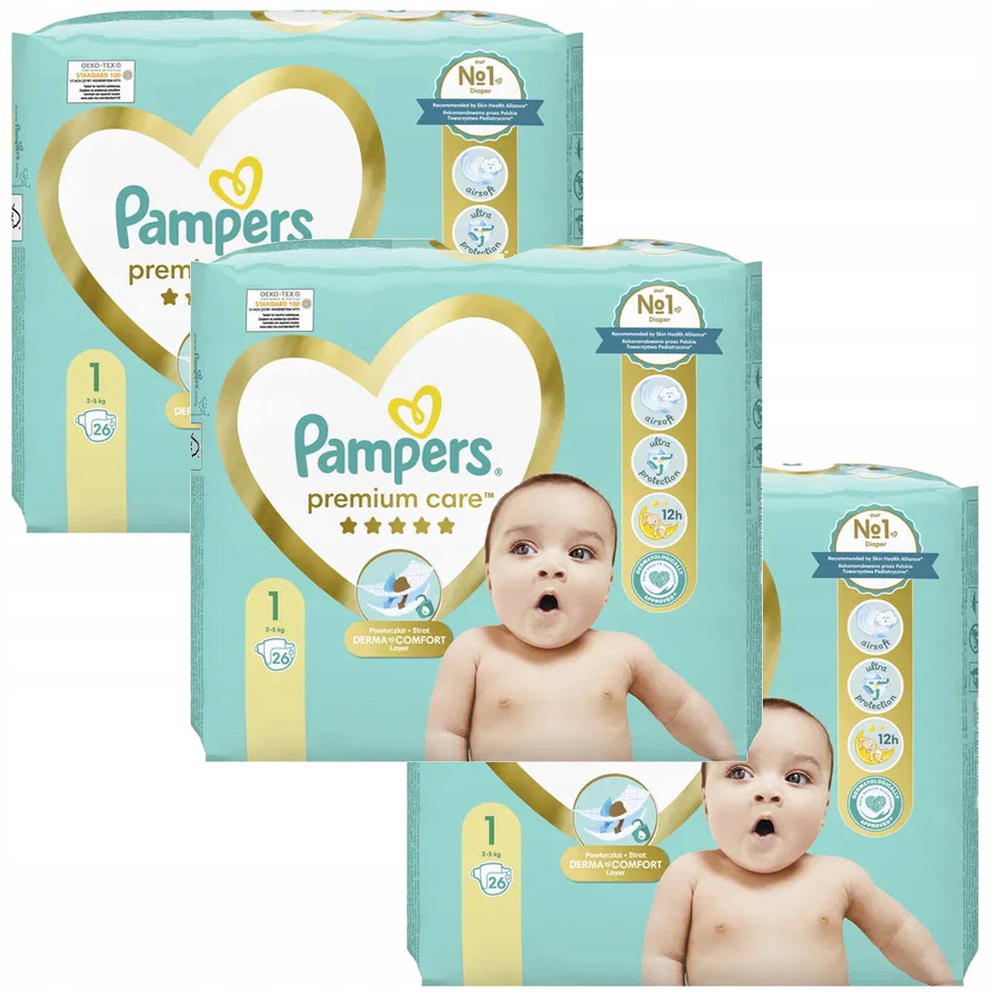 pieluchy pampers premium care 1 78szt