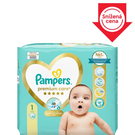 pieluchy pampers premium care 1 tesco