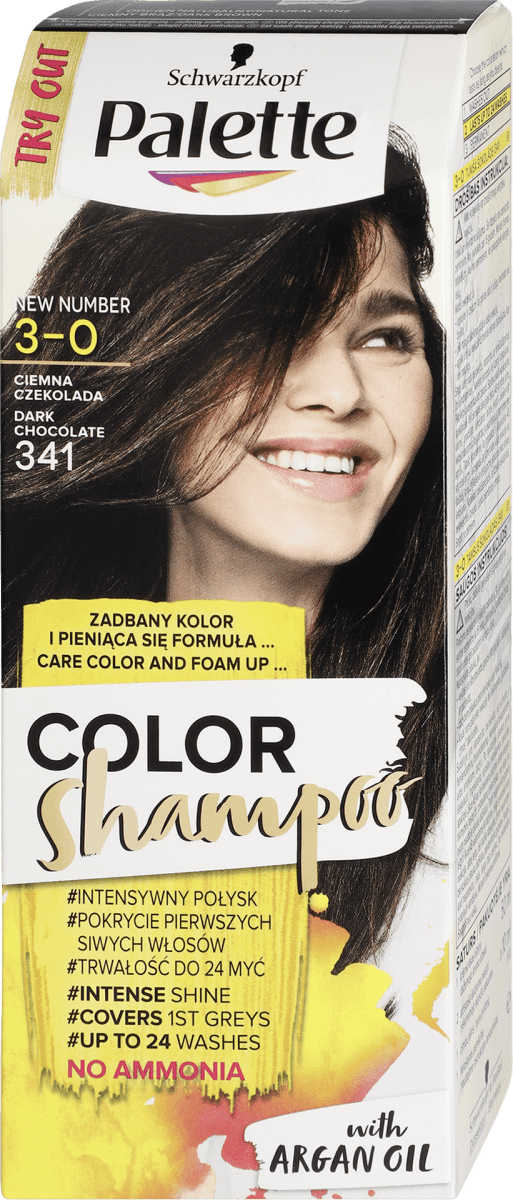 szampon koloryzujący na ciemne włosy