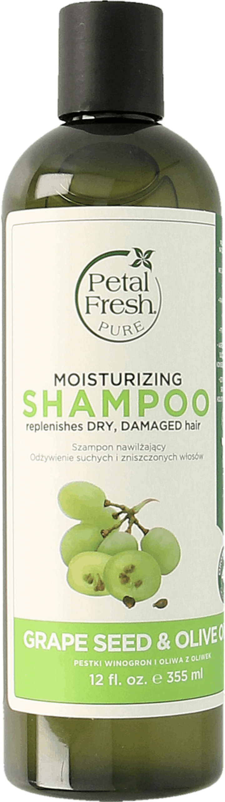petal freshnawilżający szampon do włosów pestki winogron i oliwki