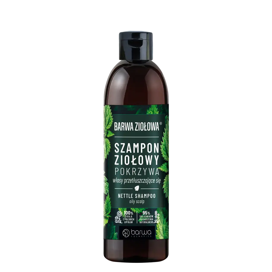 barwa ziołowa szampon ziołowy pokrzywa