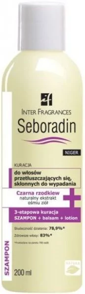 inter fragrances seboradin mini szampon czarna rzodkiew 50 ml