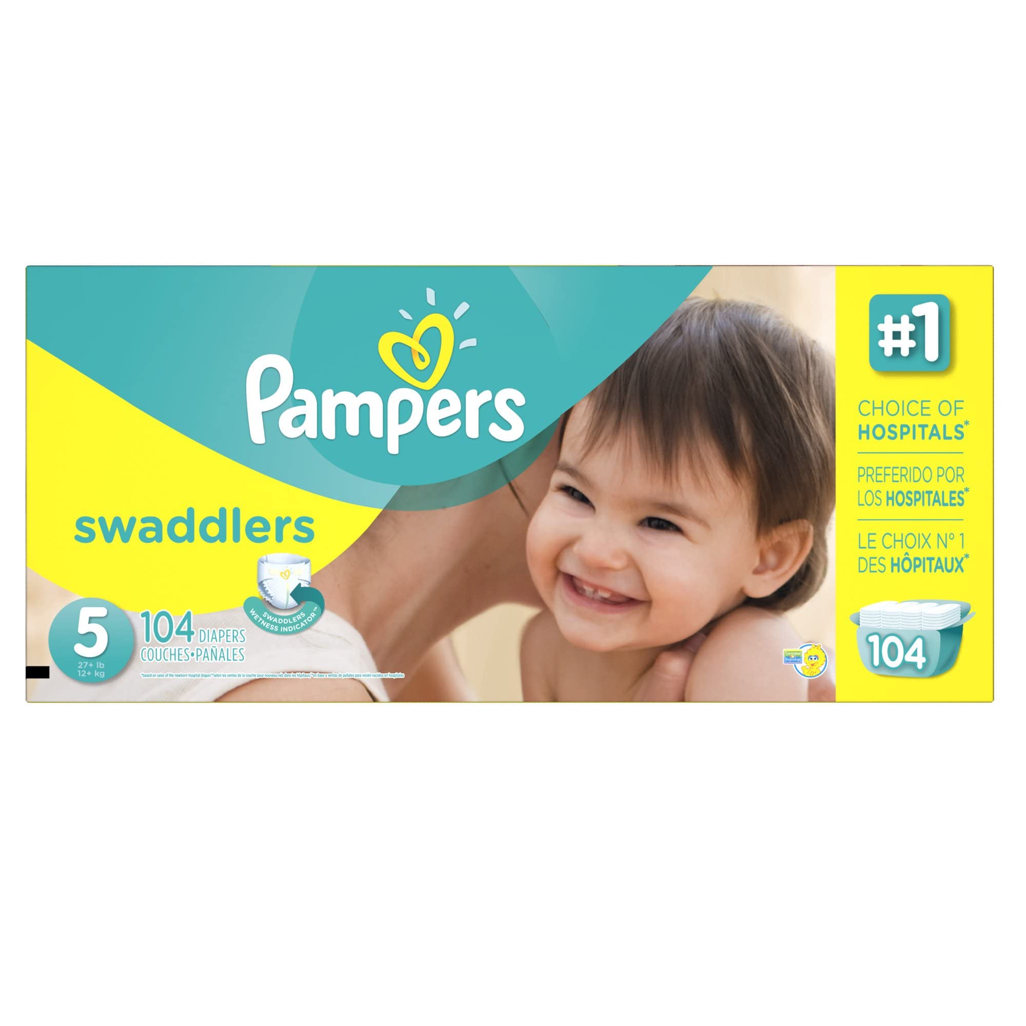 pampers swaddlers size 5