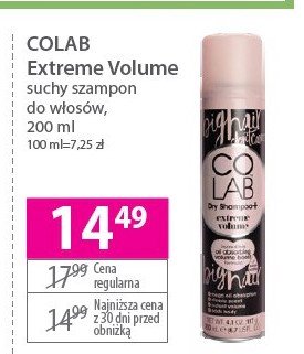 suchy szampon.colo lab extreme volume