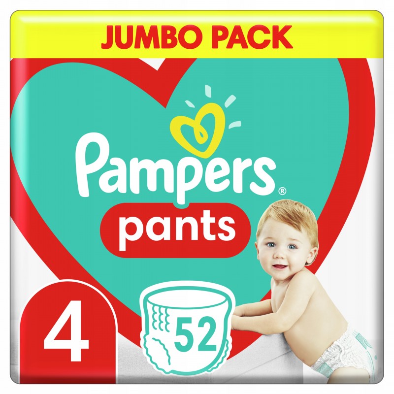 pieluchomajtki pampers 4 52 sztuki