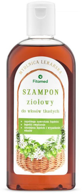 szampon ziołowy do włosów tłustych fitomed 250 ml