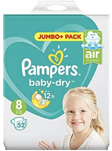 pampers baby dry 8