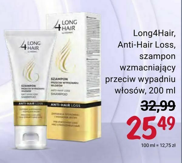 long 4 lashes szampon wzmacniający przeciw wypadaniu włosów rossmann