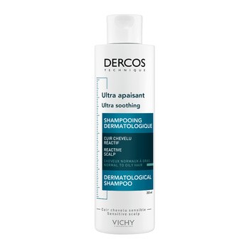 vichy dercos szampon przeciwłupieżowy włosy tłuste 390ml