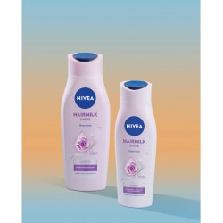 nivea mleczny szampon wyzwalający blask hairmilk shine 400ml