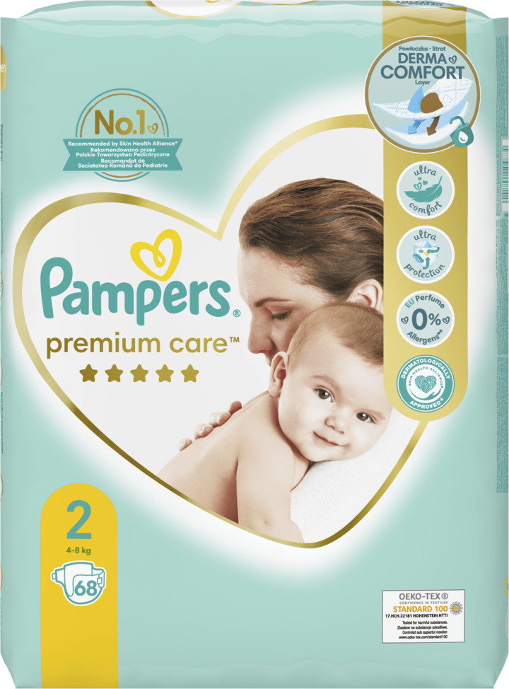 pampers premium care 2 68 szt