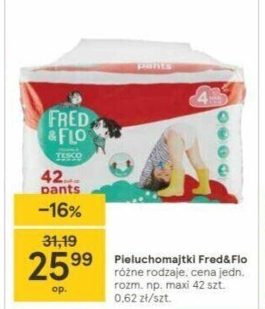 tesco pieluchomajtki pampers