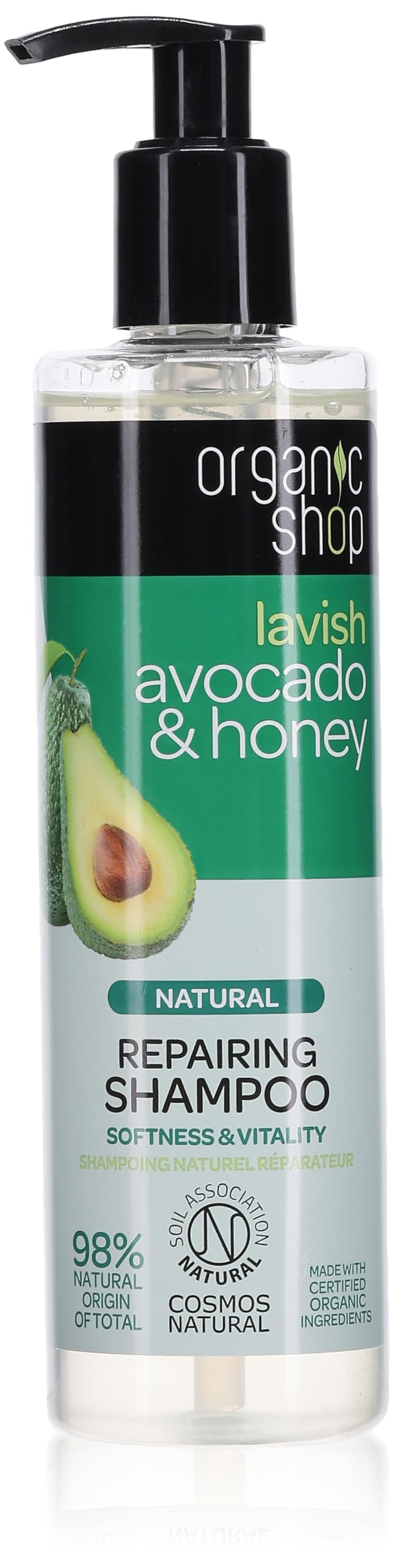 organic shop avocado honey szampon