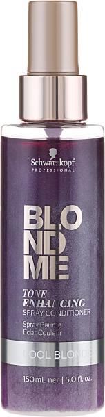 schwarzkopf blondme odżywka w sprayu do włosów zimny blond
