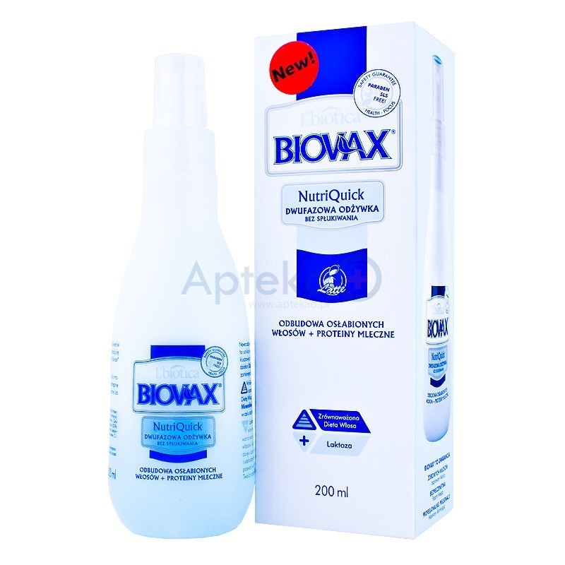 biovax odżywka do włosów bez zpłukiwania