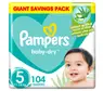 pampers mega box size 5