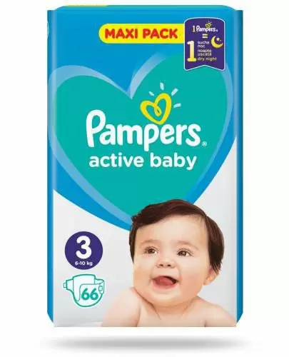 pampers 3 66 sztuk