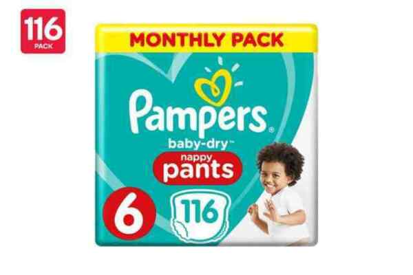 pampers baby.dry 116 sztuk