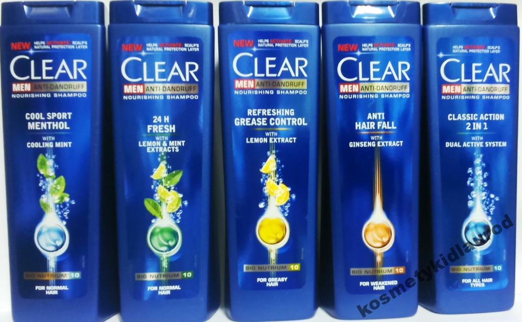 clear man szampon 400 ml