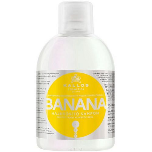 kallos banana szampon do włosów wzmacniający bananowy 1000ml