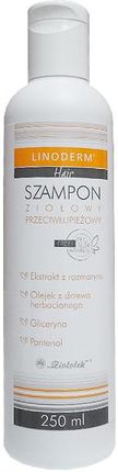 linoderm hair szampon ziołowy przeciwłupieżowy 200ml