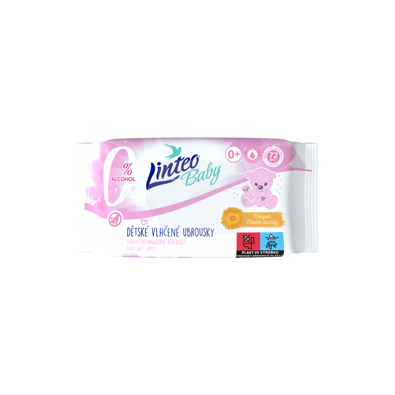 linteo baby chusteczki nawilżane soft & cream 72 szt
