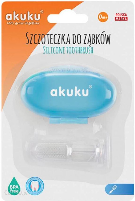 Akuku A0263 Silikonowa szczoteczka do zębów