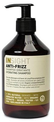 anti-frizz shampoo szampon nawilżający insight 400 ml