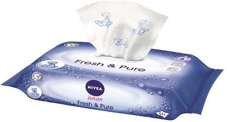 nivea baby chusteczki nawilżane fresh & pure 5 1