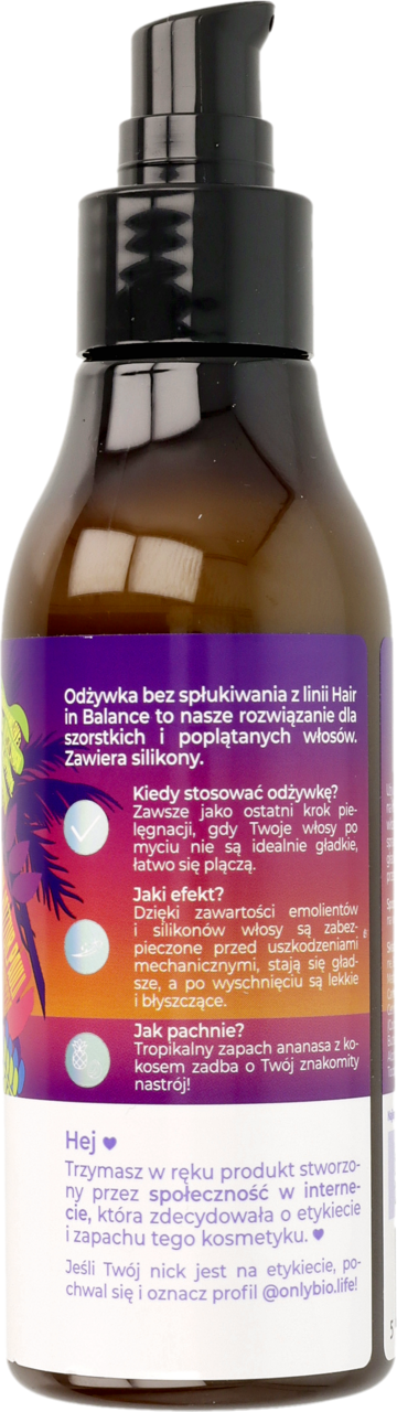 odżywka do włosów bez zapachu