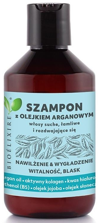 bioelixire szampon nawilżający argan oil
