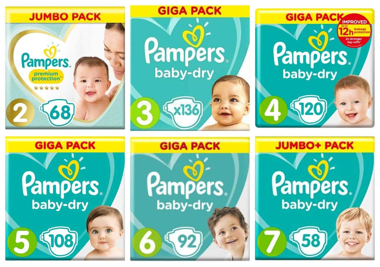 pampers giga boks 5