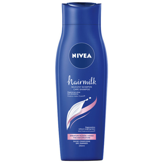 rossmann nivea szampon hair milk 400