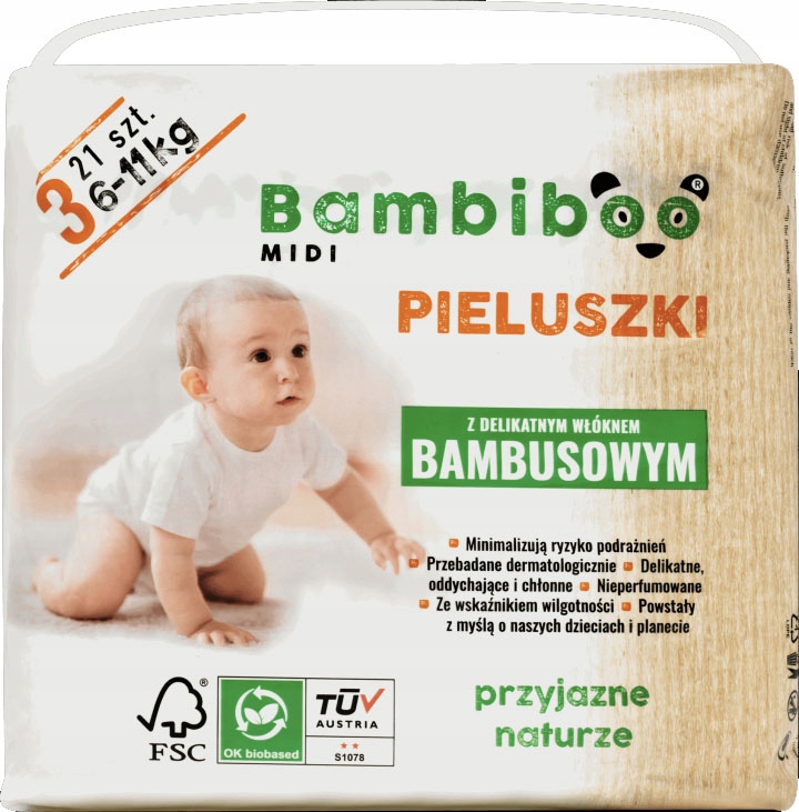 bambiboo newborn pieluchy bambusowe opinie