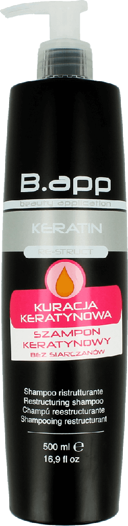 b.app szampon keratynowy bez sls 500ml