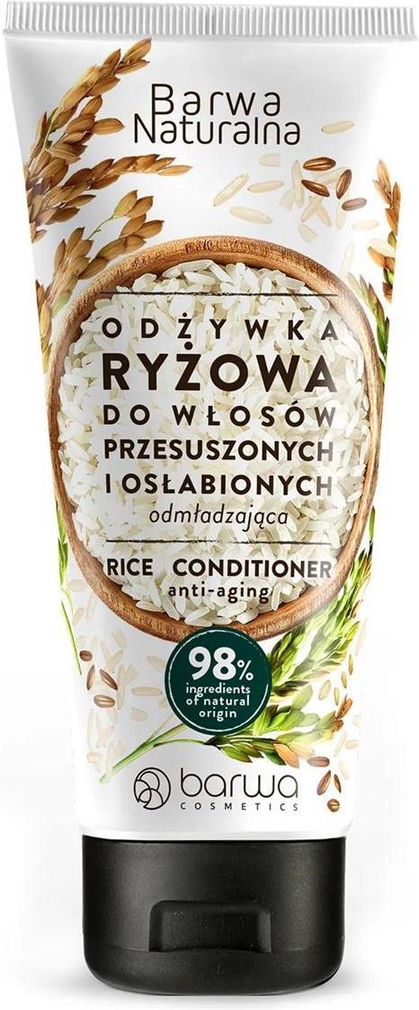 barwa naturalna odżywka do włosów ryżowa