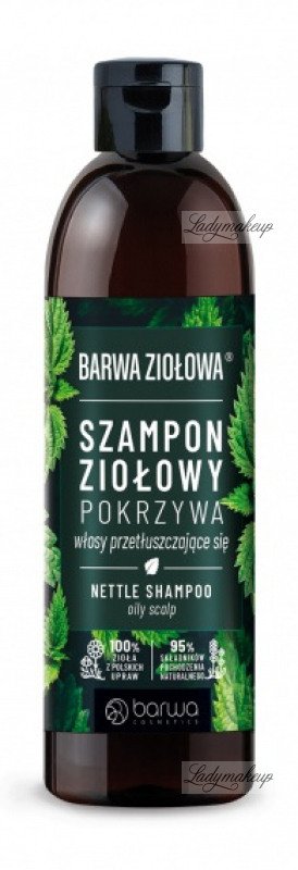 barwa ziołowa szampon pokrzywowy do włosów przetłuszczających się 250 ml