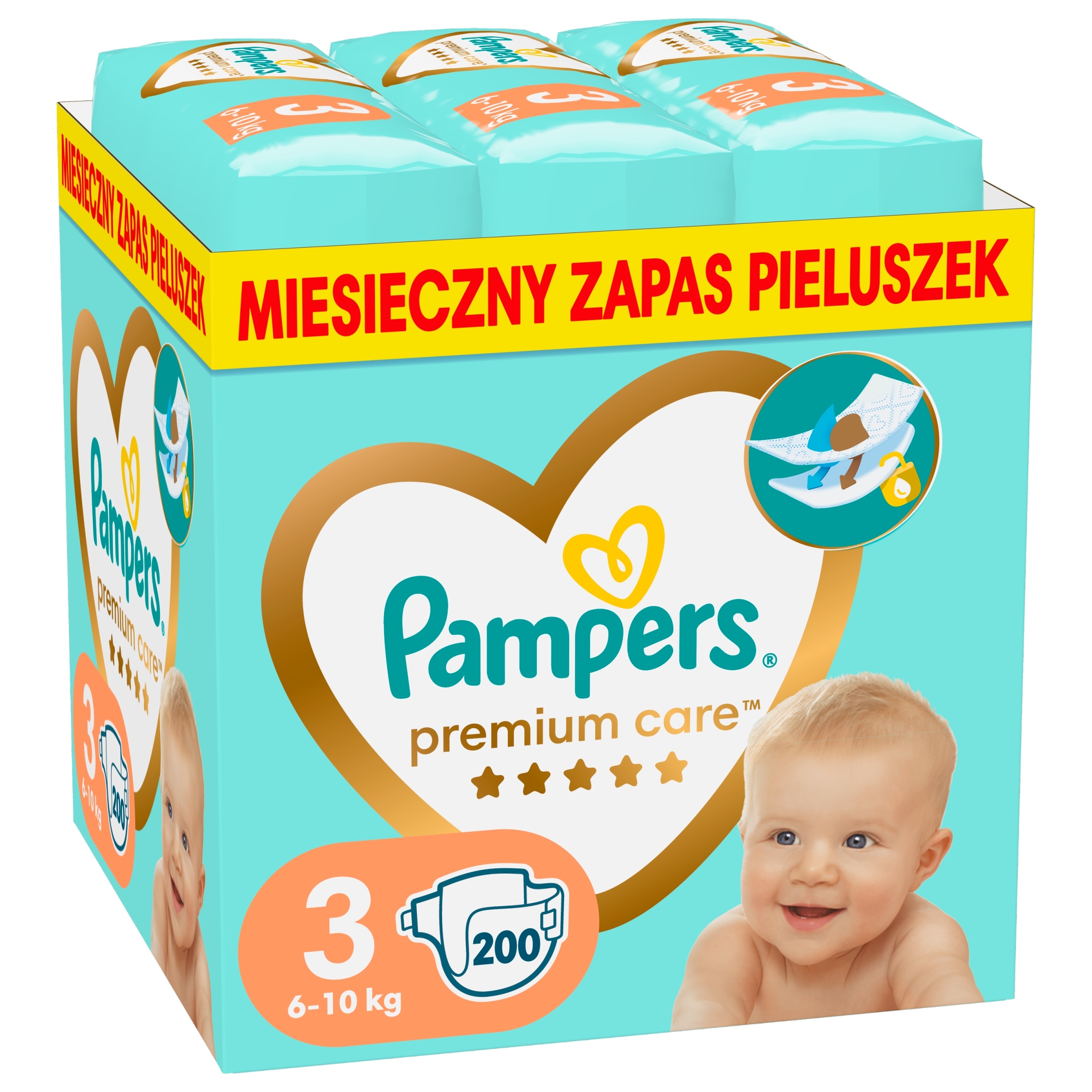 pampers premium care newborn allegro